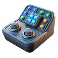 picturesque avant-garde Spaceship control panel with illuminated buttons. NO BACKGROUND with Transparent Background. professional png