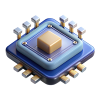 signature baroque Quantum computer processor with superconducting circuits, NO BACKGROUND with Transparent Background. impeccable png
