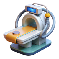 exquisite coastal Advanced medical scanner with digital display and probes NO BACKGROUND with Transparent Background. expertly shot png