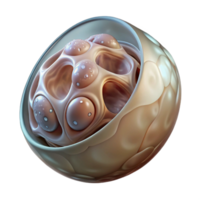 exemplary rustic Alien egg sac with translucent membrane and visible embryos NO BACKGROUND with Transparent Background. masterfully captured png