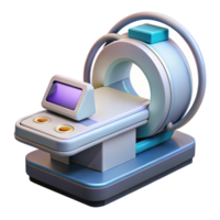 exemplary modern Advanced medical scanner with digital display and probes NO BACKGROUND with Transparent Background. top-tier png