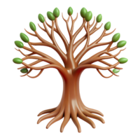 mesmerizing exceptional A stylized tree of life with intricate branches and roots. NO BACKGROUND with Transparent Background. png