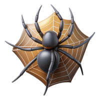 energetic beautiful Spider spinning a web just the spider NO BACKGROUND with Transparent Background. impeccable png