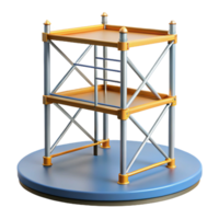 pristine remarkable Scaffolding platform NO BACKGROUND with Transparent Background. png