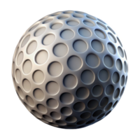 stunning quintessential Golf ball, dimpled surface, NO BACKGROUND with Transparent Background. png