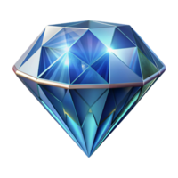 enchanting nordic A Diamond, sparkling and multifaceted, NO BACKGROUND with Transparent Background museum quality png