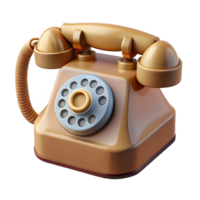 ethereal stunning A vintage rotary telephone, NO BACKGROUND with Transparent Background. gallery standard png