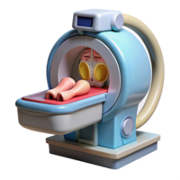 elegant distinctive Medical scanner displaying internal organs, NO BACKGROUND with Transparent Background. png