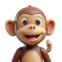hypnotic iconic A chattering monkey, NO BACKGROUND with Transparent Background. png