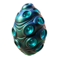 fascinating quintessential Alien cocoon with bioluminescent patterns NO BACKGROUND with Transparent Background. png