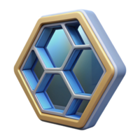 extraordinary signature Spaceship window with hexagonal panes. NO BACKGROUND with Transparent Background. png