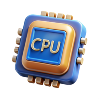 exquisite timeless Computer processor, CPU, central processing unit NO BACKGROUND with Transparent Background. png