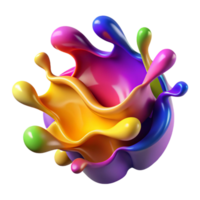 dramatic nostalgic rustic A colorful, abstract splash of paint. NO BACKGROUND with Transparent Background. exclusive png