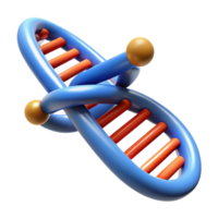 beautiful timeless DNA molecule, double helix, NO BACKGROUND with Transparent Background. png