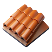 exquisite romantic avant-garde Roof tile NO BACKGROUND with Transparent Background. exclusive png