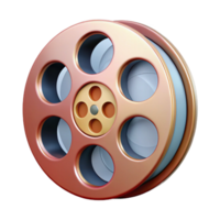 exceptional victorian A vintage film reel, NO BACKGROUND with Transparent Background. handcrafted png