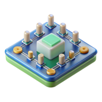 fascinating unparalleled Circuit board NO BACKGROUND with Transparent Background. png