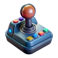 immaculate exceptional Spaceship cockpit control stick with glowing buttons NO BACKGROUND with Transparent Background. png