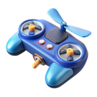 playful radiant A drone remote control. NO BACKGROUND with Transparent Background. masterfully captured png