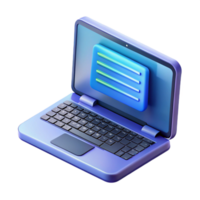acclaimed vintage Open laptop displaying code on the screen, NO BACKGROUND with Transparent Background. ultra HD png