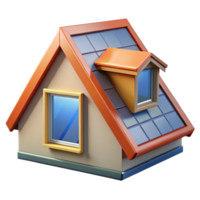 hypnotic inspired Dormer window, roof window, NO BACKGROUND with Transparent Background. png