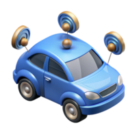 remarkable modern Self-driving car sensor array, NO BACKGROUND with Transparent Background. flawless png