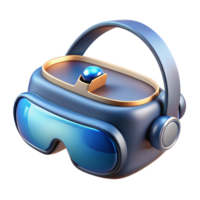 signature traditional Virtual reality headset, VR gaming device NO BACKGROUND with Transparent Background. genuine png
