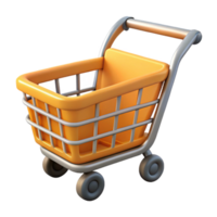 mesmerizing notable A shopping cart, empty. NO BACKGROUND with Transparent Background. png