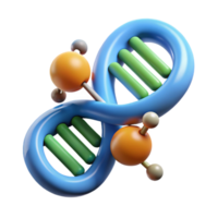 fascinante negrito meio século genético Engenharia ferramenta com dna hélice não fundo com transparente fundo. luxo png
