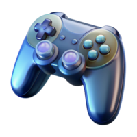 ethereal alluring Gaming console controller, wireless gamepad NO BACKGROUND with Transparent Background. studio quality png