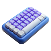 energetic alluring Wireless keyboard, ergonomic design NO BACKGROUND with Transparent Background. genuine png