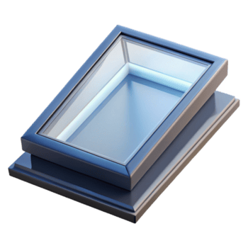 intenso espetacular vidro clarabóia, plano painel projeto, não fundo com transparente fundo. estúdio qualidade png