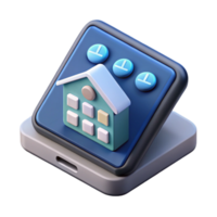 alluring quintessential Smart home hub with touchscreen display, NO BACKGROUND with Transparent Background. png