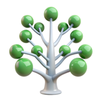 extraordinary distinctive Tree of Life, symbol of interconnectedness, NO BACKGROUND with Transparent Background. png