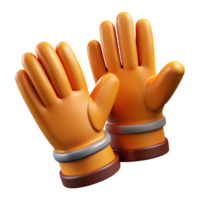 harmonious spectacular Work gloves NO BACKGROUND with Transparent Background. handcrafted png