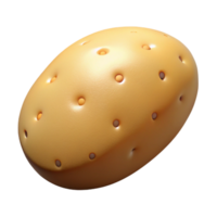 melancholic enchanting Potato NO BACKGROUND with Transparent Background. genuine png