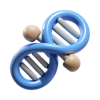 sought-after retro Genetic engineering tool with DNA helix NO BACKGROUND with Transparent Background. perfect clarity png