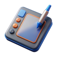 spectacular passionate nordic Graphic design tablet, digital art tool NO BACKGROUND with Transparent Background. ultra HD png