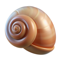 nostalgic immaculate Snail shell NO BACKGROUND with Transparent Background. sharp png