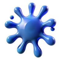 stunning urban A stylized paint splat. NO BACKGROUND with Transparent Background. crisp png