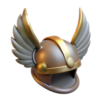 hypnotic traditional A winged helmet with feathers and horns. NO BACKGROUND with Transparent Background. 8K png