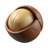 breathtaking sought-after Macadamia nut in shell NO BACKGROUND with Transparent Background. png
