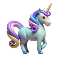 exceptional baroque Unicorn, horse with a single spiraled horn, magical and pure, NO BACKGROUND with Transparent Background. fine detail png