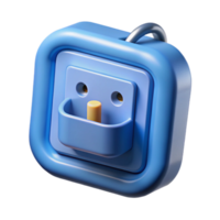 striking remarkable Blueprint of a electrical outlet NO BACKGROUND with Transparent Background. png