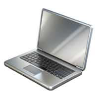unforgettable surreal A sleek, silver laptop computer, closed. NO BACKGROUND with Transparent Background. exclusive png
