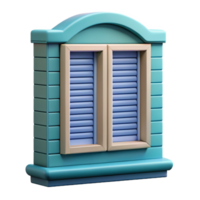 sumptuous abstract Colonial house window shutter, NO BACKGROUND with Transparent Background. impeccable png