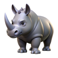 fascinating contemporary A lumbering rhinoceros, NO BACKGROUND with Transparent Background. genuine png