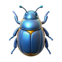exquisite calm futuristic A scarab beetle NO BACKGROUND with Transparent Background. gallery standard png