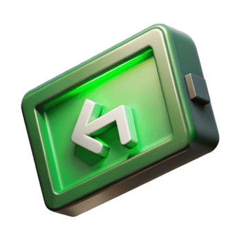 enérgico imaculado Saída sinal, iluminado, verde, não fundo com transparente fundo. afiado png