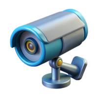 sumptuous quintessential Futuristic security camera, surveillance device, motion sensor. NO BACKGROUND with Transparent Background. png